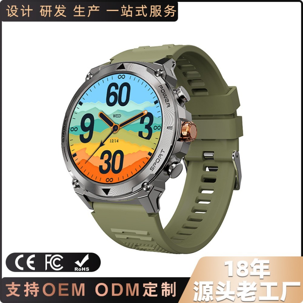T53 Smartwatch AMOLED 1 43 นิ้ว โทรได้ กันน้ํา วัดชีพจรและความดันโลหิต