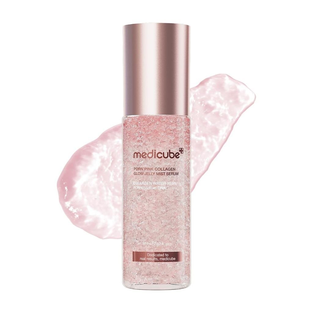 Medicube Jelly Mist Serum พร้อมคอลลาเจน Pink PDRN, 2.02 fl.oz JR7A