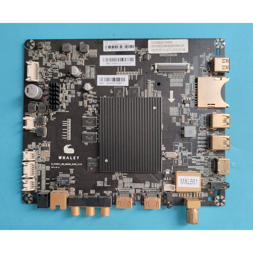เหมาะสําหรับ Micro Whale WTV55K1 เมนบอร์ดทีวี W-TV55K1-MB-M0828-0208-V105 พร้อมหน้าจอ TPT550U2