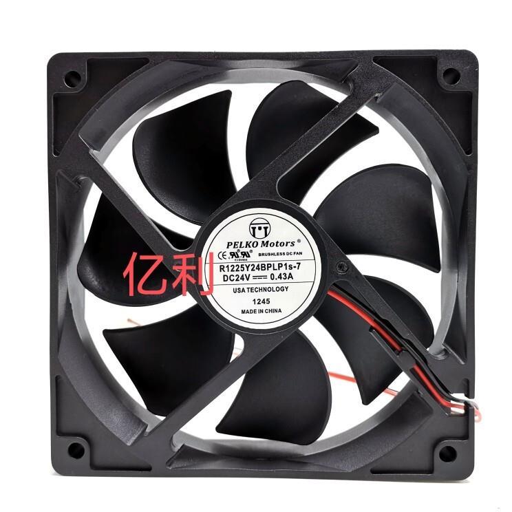 PELKO MOTORS R1225Y24BPLP1s-7 24V 0.43 A 12CM พัดลมระบายความร้อน