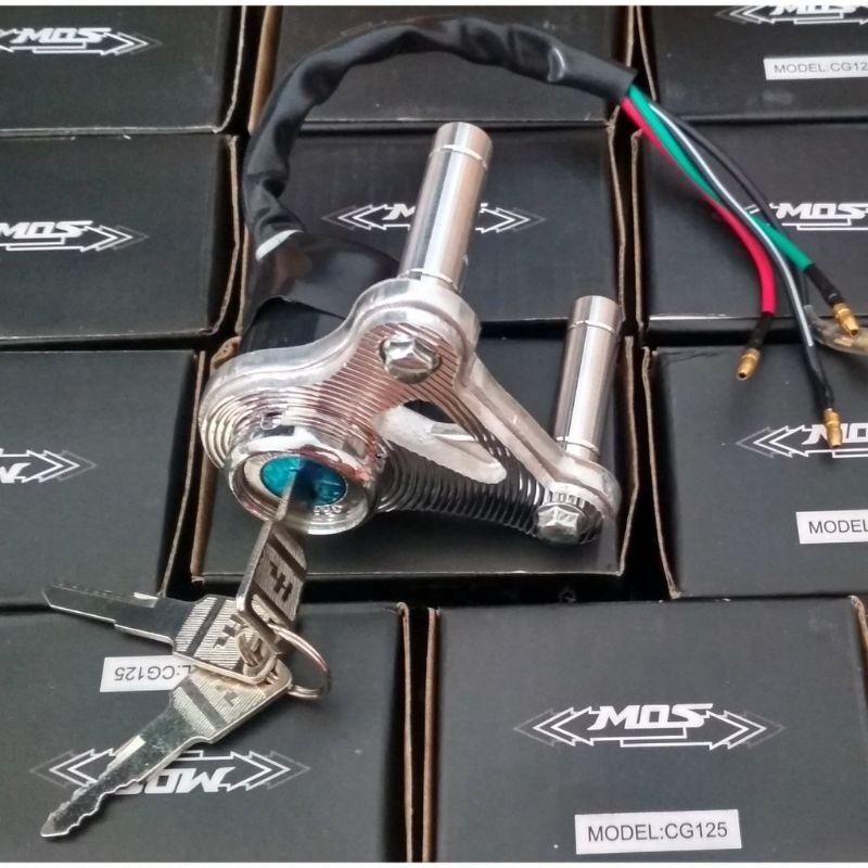 Cb GL CG c70 กุญแจจุดระเบิด 4 สาย ชุดนําเข้า Cnc Mount