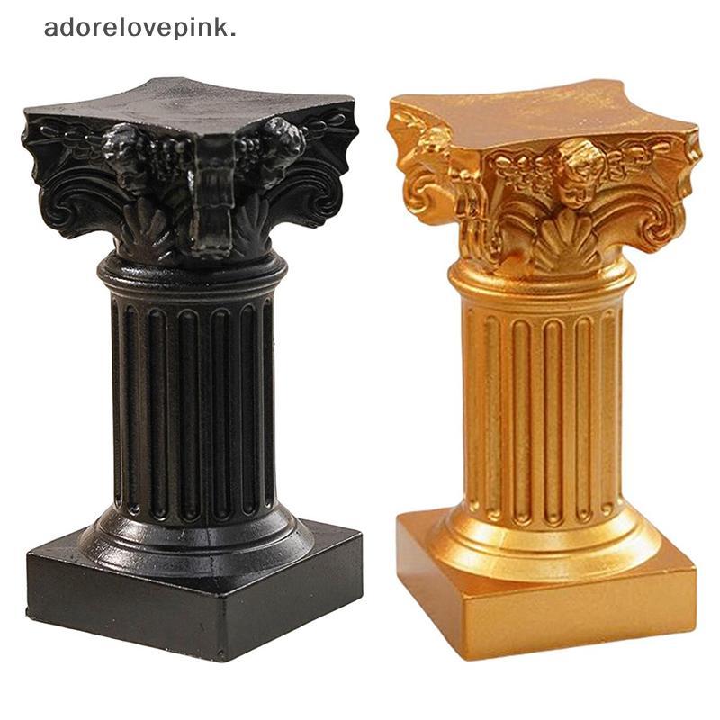 StardustLab เสาโรมันคอลัมน์กรีกรูปปั้นสําหรับตกแต่งบ้าน Creative 3D Candlesti ขาตั้งเรซิ่นประติมากรร