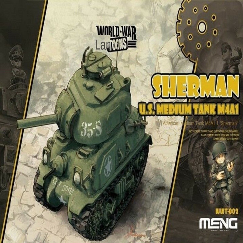 เม้ง รุ่น WWT-002 US ถังกลาง M4A1 Sherman