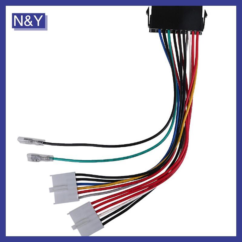 N&Y 20P ATX ถึง 2 พอร์ต 6Pin AT PSU Converter สายไฟสําหรับ 286 386 486 .