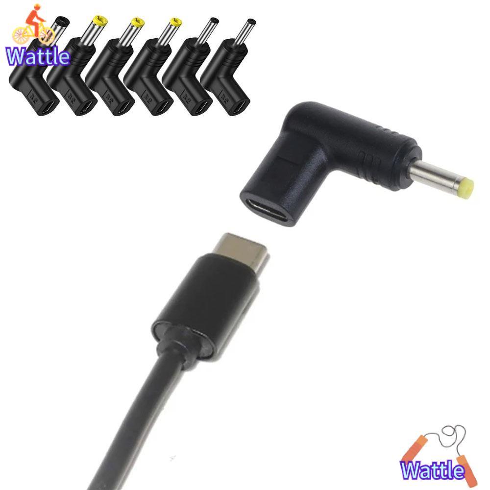 WATTLE USB C PD to DC Power Connector, Universal 5V 9V 12V Type C to DC Jack Plug, Type-C PD Convert
