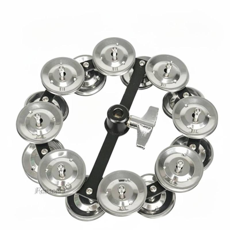 [Fenteer1] Double Layer Cymbal Percussion Bell Drum Cymbal Instrument Chime อุปกรณ์เสริมสําหรับกลองม