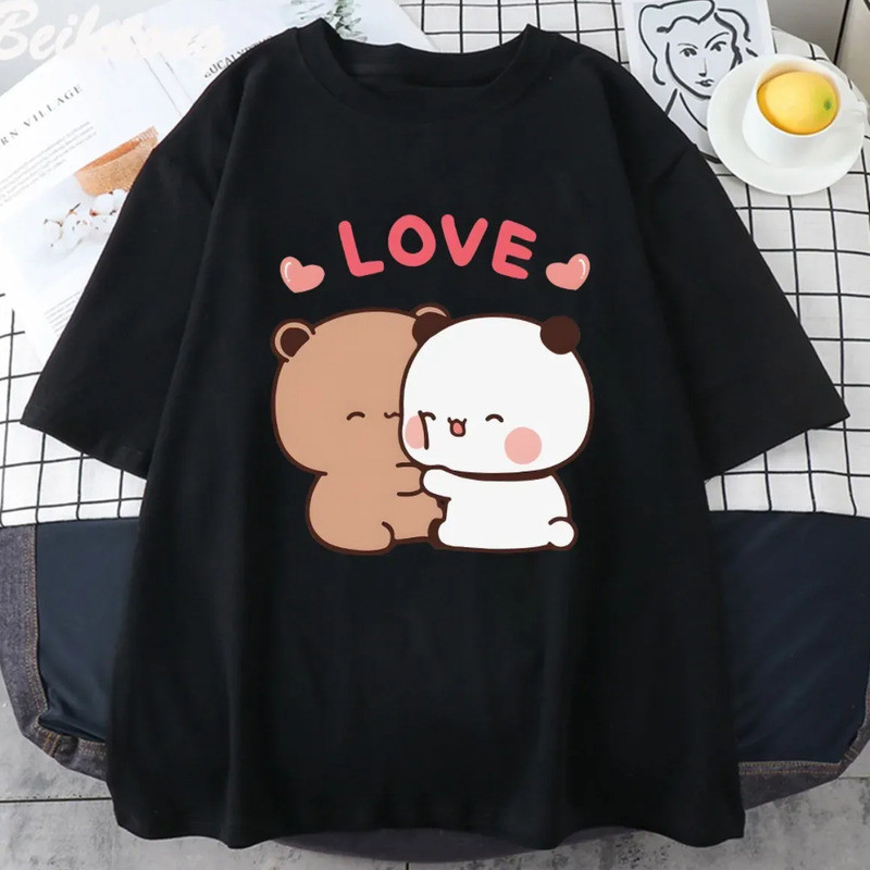 เสื้อยืด Panda Bear Love Bubu Dudu คู่