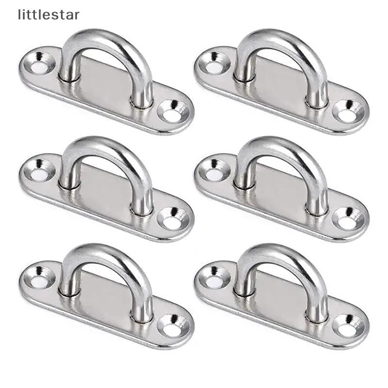 B&A M5/6/8 Hook Hooks Eye Plate Heavy Oblong Duty Steel Stainless Pad Mount Wall U เรือเพดานแขวนแหวน