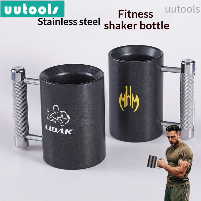 Stainless STEEL Water CUP Dumbbell set 8kg 6kg for Home Men Fitness | set Dumbbell Cawan สแตนเลสดัมเ