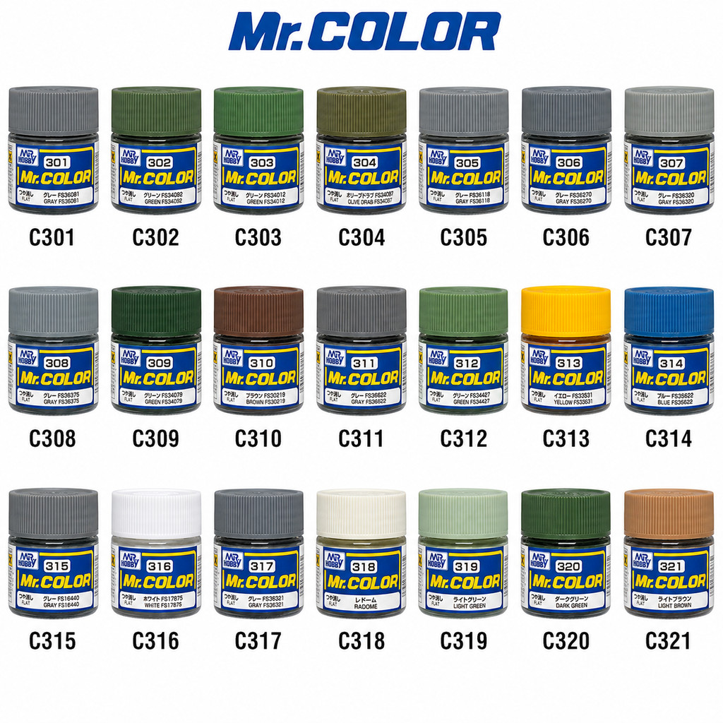 Mr.Hobby Mr.COLOR Solvent-Based Acrylic Paint (301-393)