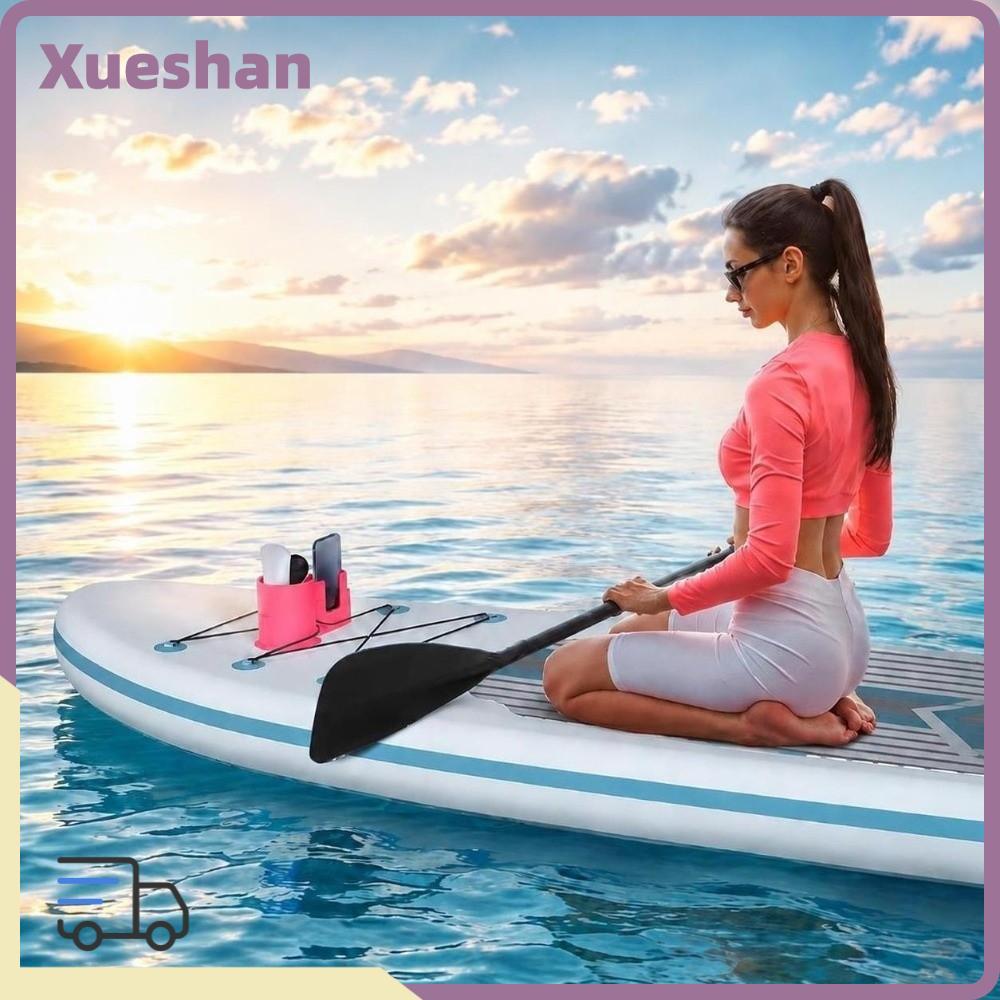 XUEXII Kayak ถ้วย, 2 in 1 Storing ฟังก์ชั่น Paddle Board ถ้วย,ปฏิบัติพลาสติก Paddle Board อุปกรณ์เสร