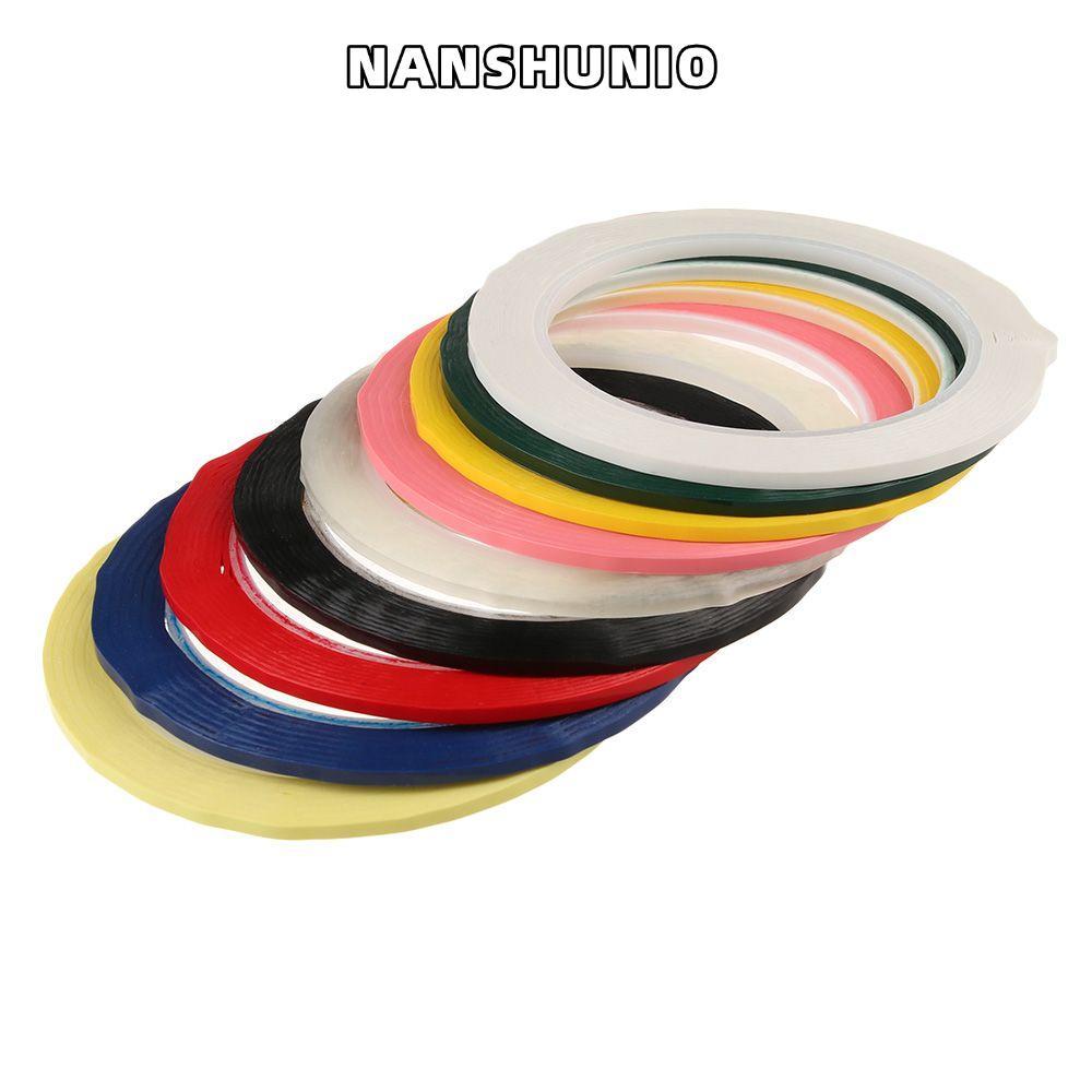 NANSHUNIO 1 ชิ้น Marking Tape กาว 5S No Trace Office Supplies ไวท์บอร์ดคําเตือน Line