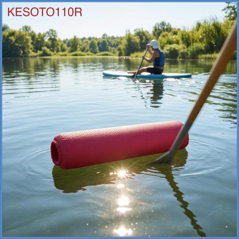 [kesoto110r] Floating Paddle Buoyant Sleeve Waterproof Kayak Paddle Buoyant Long-Lasting Safe