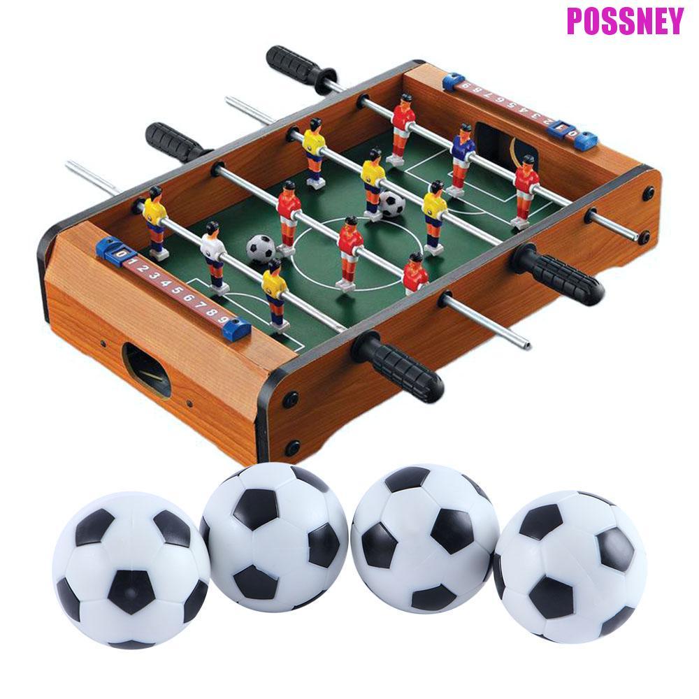 POSSNEY Football Black&White 4pcs Foot Balls Student Mini Replacement Balls