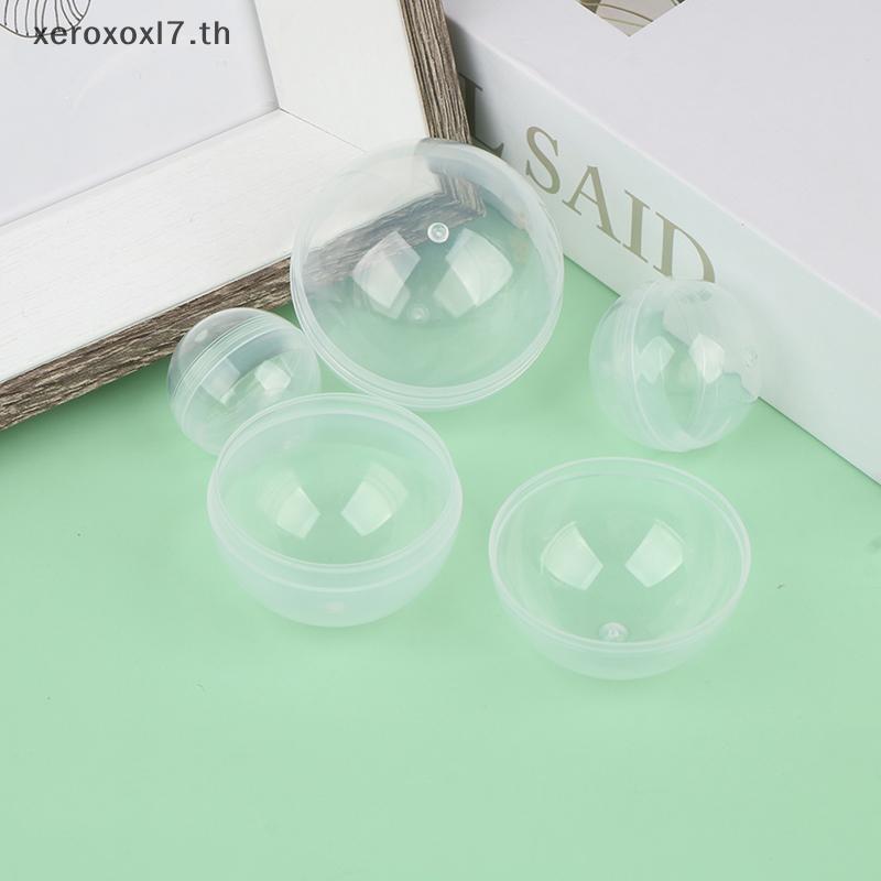 Xerox7 50PCS Clear Toy Capsule Ball Vending Machine Gashapon Model Storage for Party Supplies Classr