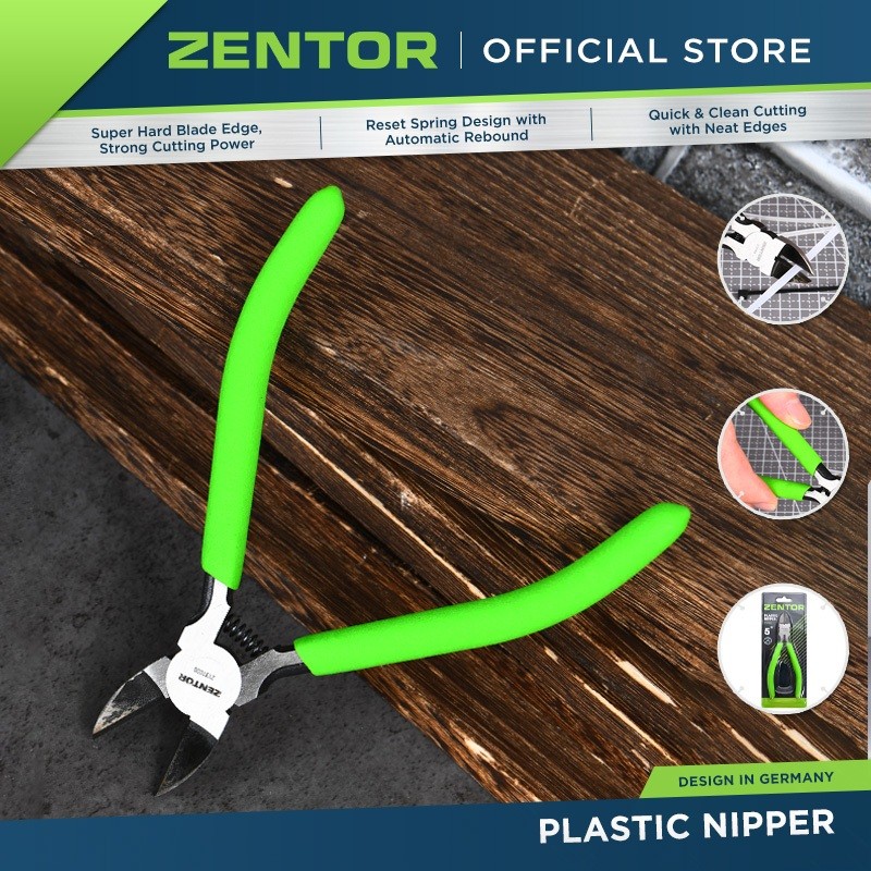 ZENTOR คีมตัดพลาสติก 5 & 6 นิ้ว ZT3700X