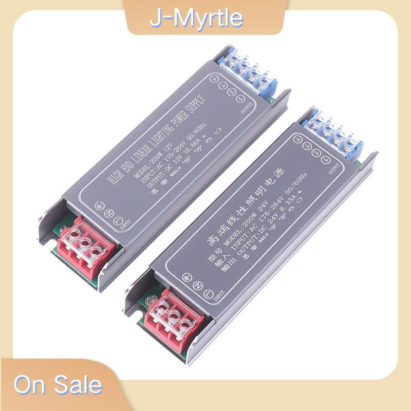 J-Myrtle DC 12V 24V Switching Power Supply AC100-264V ไฟ LED Driver Power Adapter 100W 200W 300W Mut