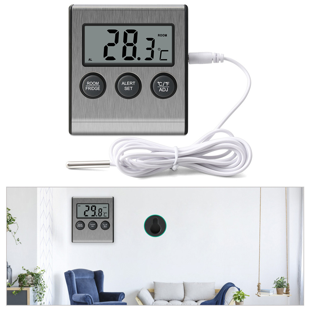 Durable Fridge Thermometer Thermometer ABS Digital Thermometer For Refrigerator