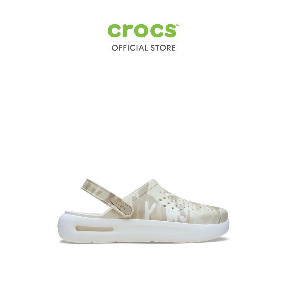 CROCS รองเท้าลำลองผู้ใหญ่ INMOTION CAMOUFLAGE CLOG - SUMMIT WHITE/MULTI