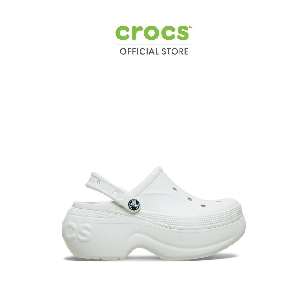 CROCS รองเท้าลำลองผู้ใหญ่ BELLA CLOG - ALMOST WHITE