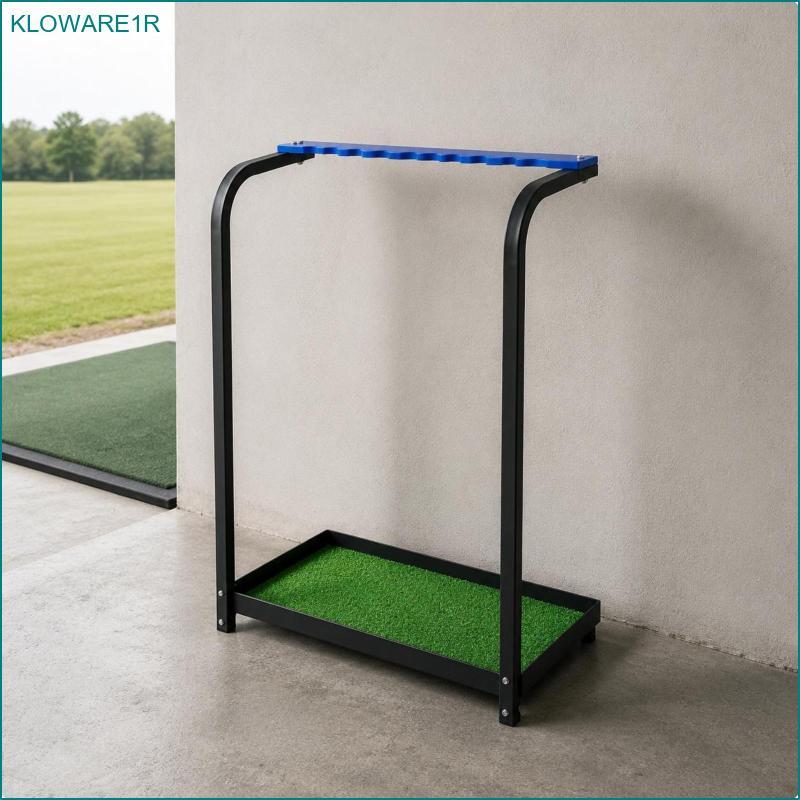 [kloware1r] 9-Slot Golf Club Storage Holder Organizer กรอบโลหะกอล์ฟคลับ Rack อะคริลิค