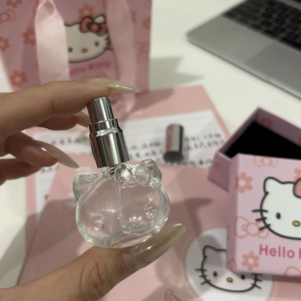 New Portable Cute hellokitty Perfume Sample Sub-bottling Travel Cosmetics Superfine Bottle kt Cat202