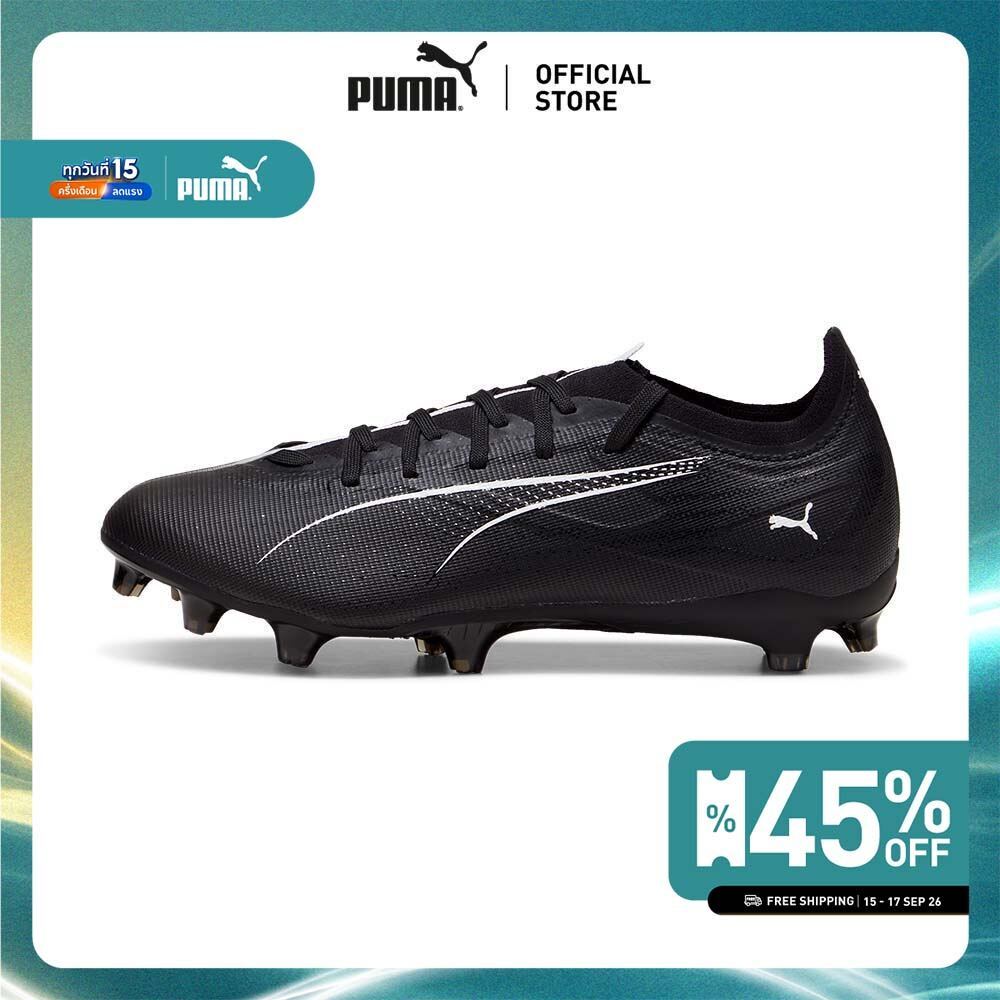 PUMA Football รองเท้าฟุตบอล ULTRA 5 MATCH FG/AG สีดำ - 10768702