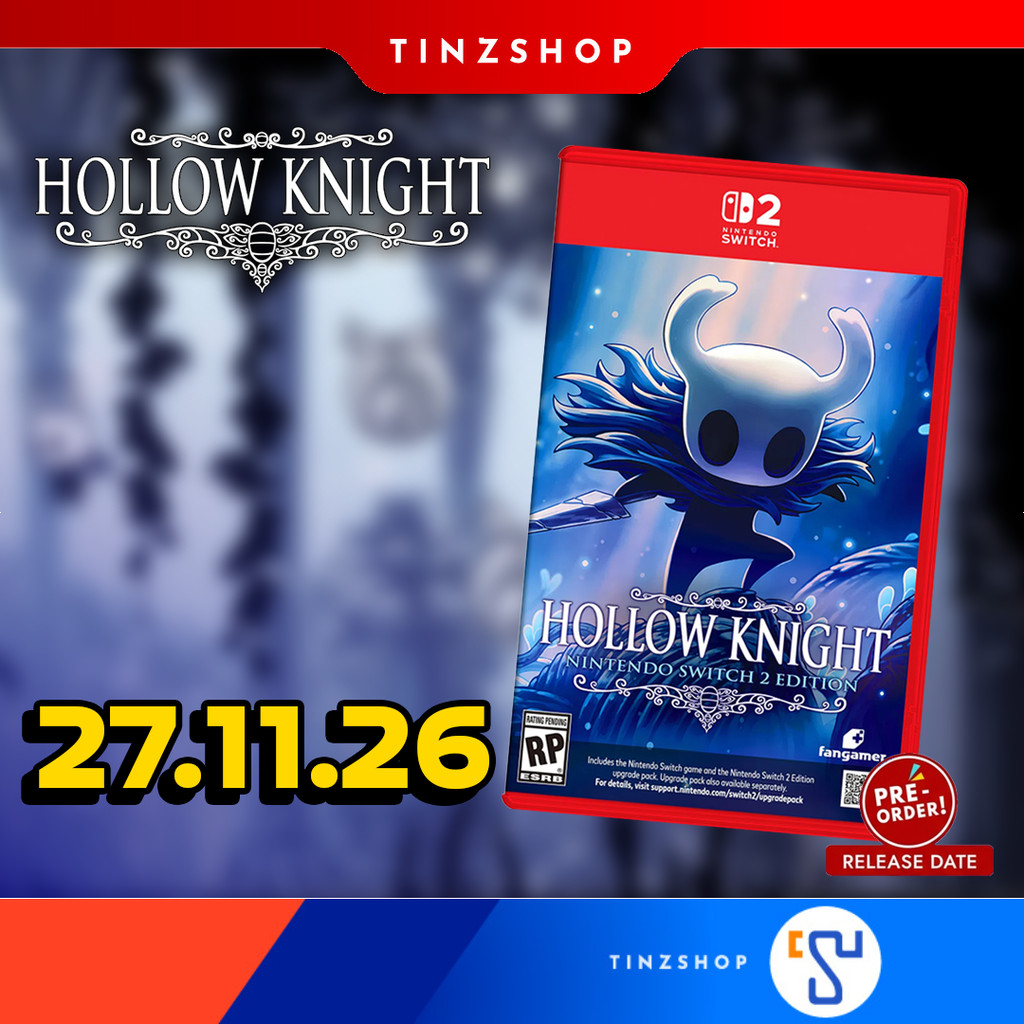 [Pre Order 27.11.26] Switch2 Game Hollow Knight Zone EU (ตลับเกม) / เกมสั่งซื้อล่วงหน้า