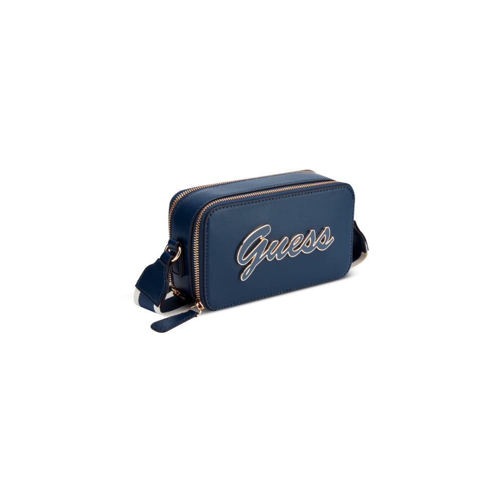 GUESS حقيبة كروس CARRARA Mini بسحاب — كحلي