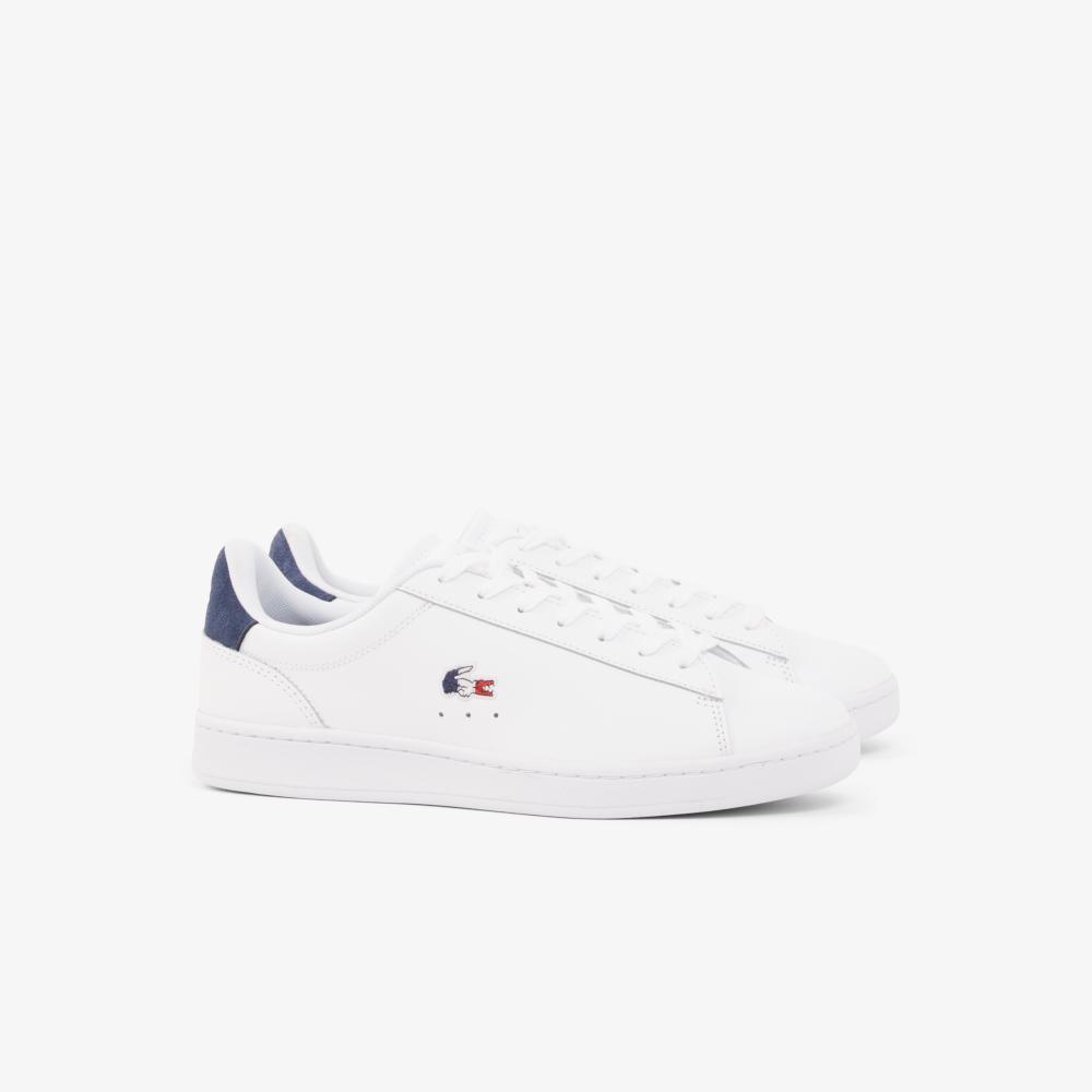 LACOSTE حذاء رجالي Carnaby Set جلد — أبيض