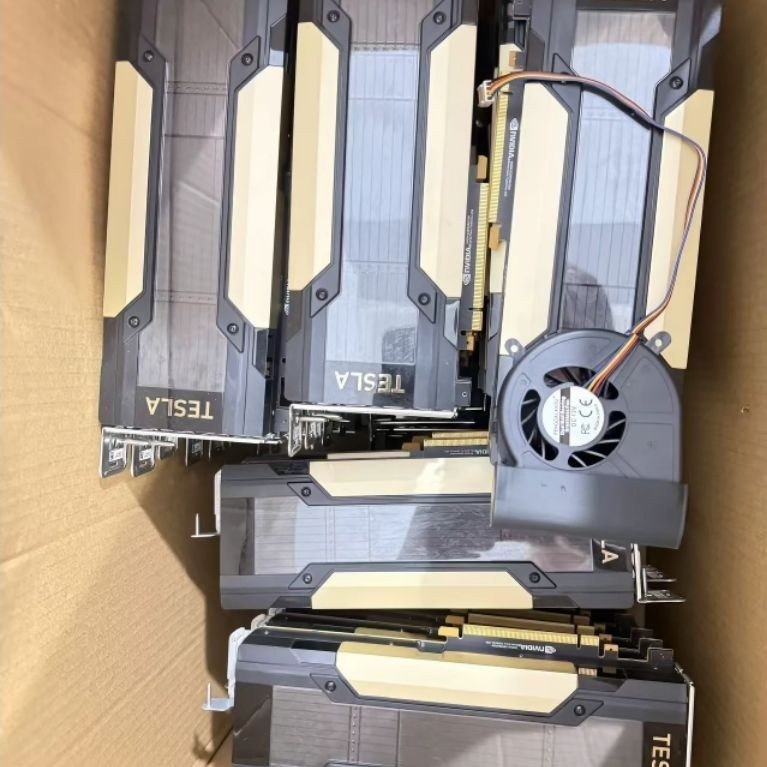 V100 32GB การ์ดจอ tesla 32 NVIDIA Tesla V100 32GB HBM2เปลี่ยน PC / Rig ให้เป็น AI ส่วนตัว…