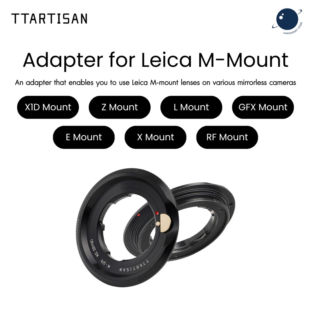 TTArtisan Adapter Ring อะแดปเตอร์แปลงเลนส์สำหรับLeica M-mount ประกันศูนย์ไทย