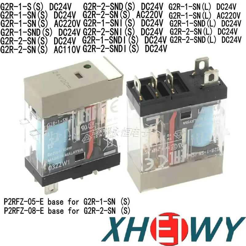 1PCS G2R-1-SN 2-SND（S）12V DC24V AC220V P2RFZ-08E P2RFZ-05-E relay G2R-1-S G2R-1-SND G2R-2-SN G2R-2-S