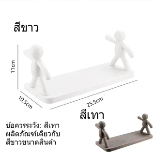 COZII ชั้นวางติดผนัง ชั้นวางของติดผนังไม่ต้องเจาะ อุปกรณ์ตกแต่งห้อง รับน้ำหนักได้ดีตำแหน่งมั่นคงเหมาะสำหรับหลายฉาก