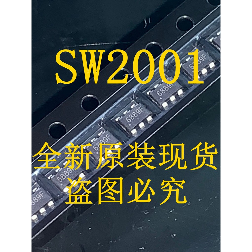 ยี่ห้อใหม่ Original Zhirong SW2001 ผ้าไหมพิมพ์ 6889F 6889 * SOT23-6 5 ชิ้นสามารถยิงได้โดยตรง