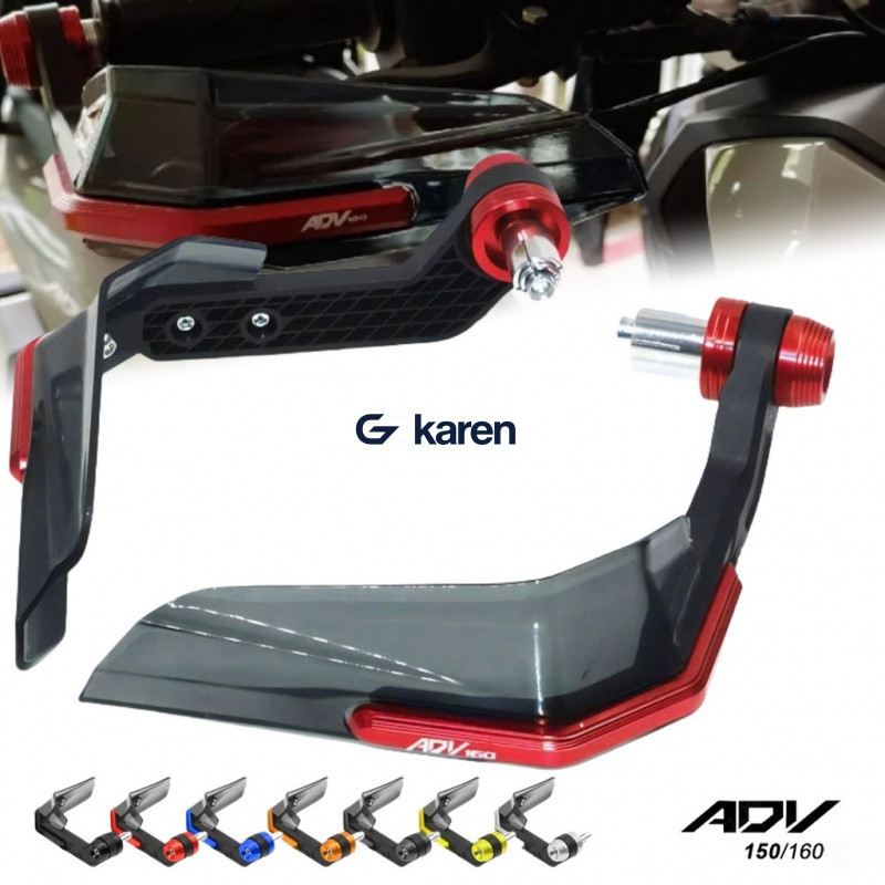 2 ชิ้น การ์ดแฮนด์มอเตอร์ไซค์ HONDA ADV 160 ที่ปรับแต่ง ป้องกันลม การ์ดป้องกัน การติดตั้งปลายแฮนด์ 17-22 มม. สากล