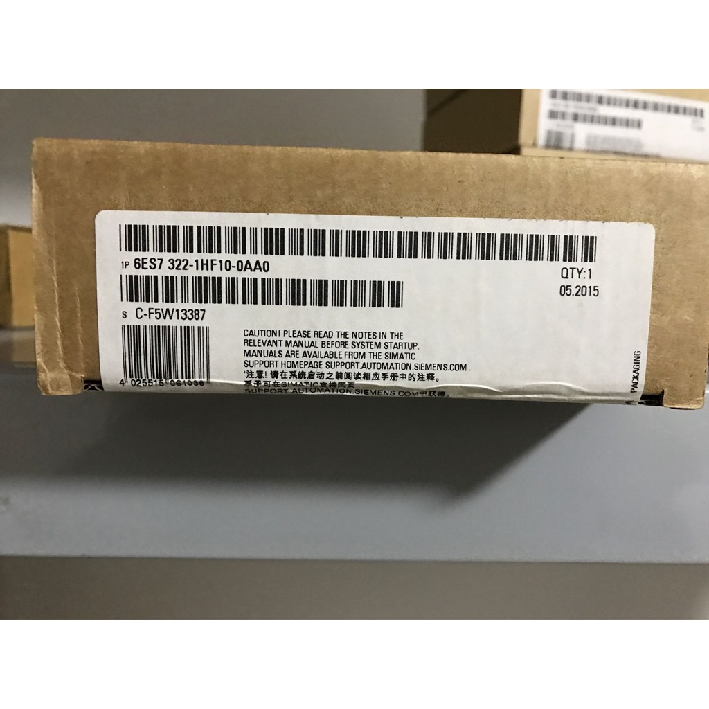 6ES7322-1HF10-0AA0 6ES7 322-1HF10-0AA0 Siemens ต้นฉบับที่ยังไม่ได้เปิด