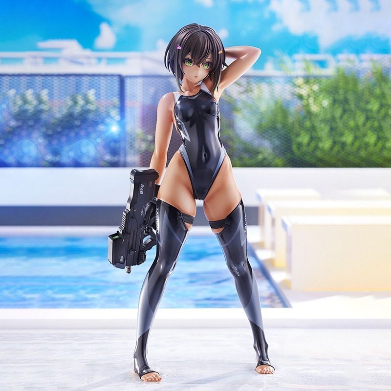 UC ภาพวาดต้นฉบับอะนิเมะตัวละครรุ่น Minister of the Swimming Club ตุ๊กตารุ่นตกแต่งน้ําทํางาน VER. เครื่องประดับตุ๊กตาอะนิเมะสาวสวยสองมิติ