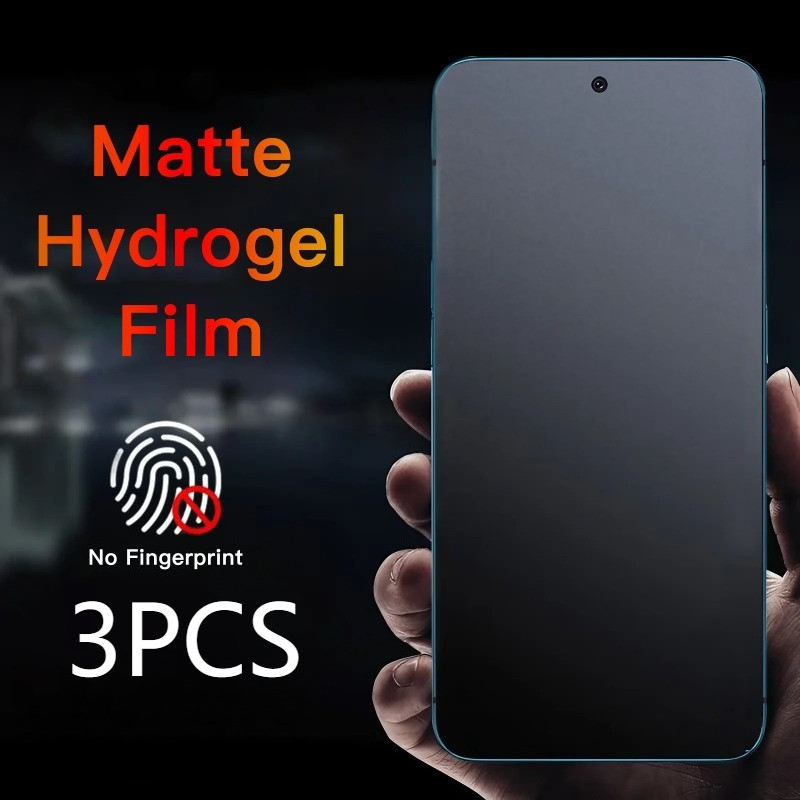 3Pcs Hydrogel Softฟิล์มสําหรับOppo Reno 9 8 7 6TZ SE Pro Plus 5G 4G Lite MatteและAnti Spyความเป็นส่ว