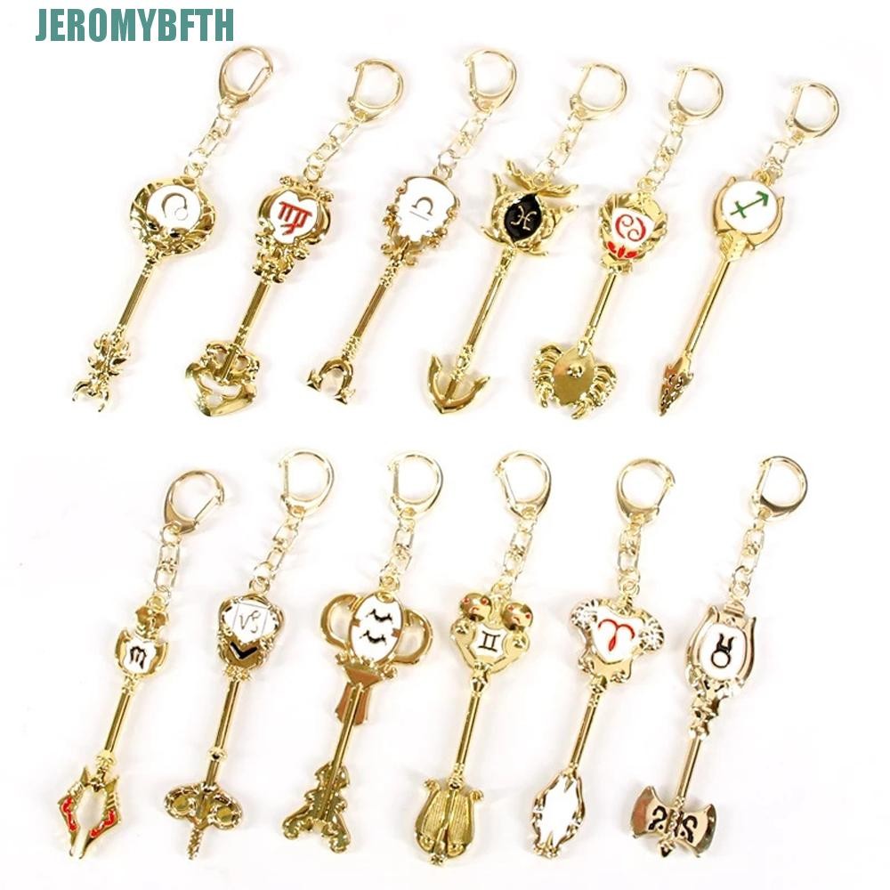 JEROMYBF Fairy Tail อะนิเมะ Zodiac Magician ของขวัญพวงกุญแจ