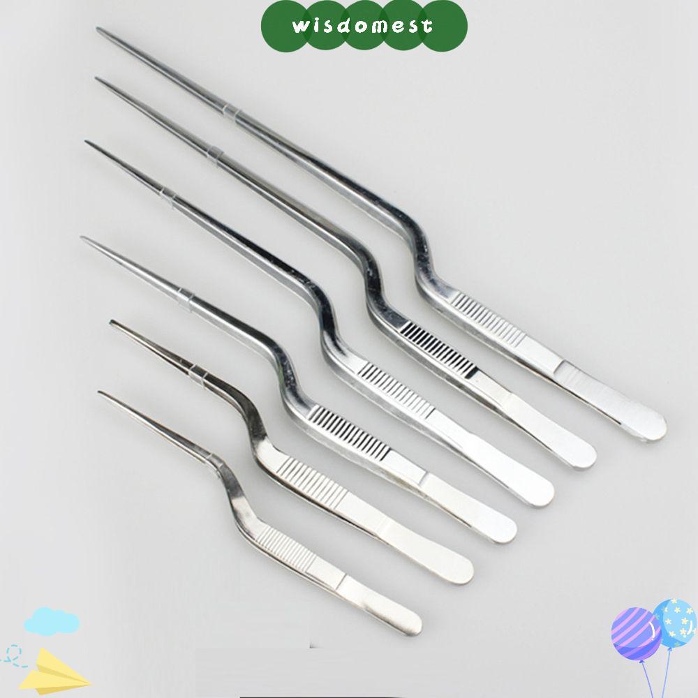 WISDOMEST อาหาร Tweezer Chef Hot ให้บริการการนําเสนอคลิปบาร์บีคิว