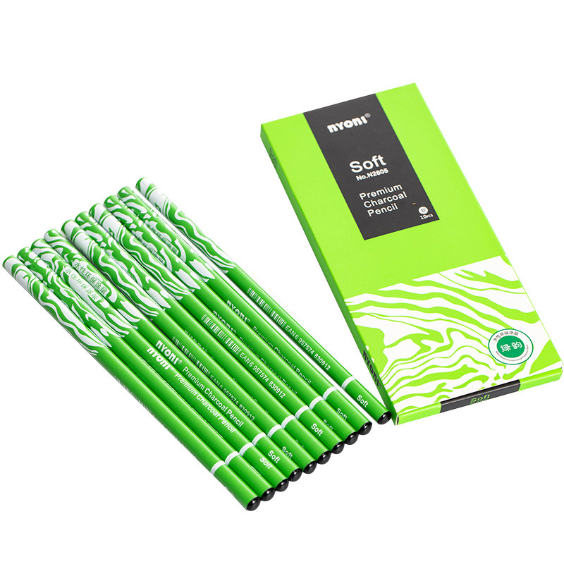 Nyoni nyoni ปากกาถ่านของแท้ Sketch ปากกา Art นักเรียนเฉพาะ Sketch ชุดดินสอเริ่มต้นปากกาถ่านนุ่ม Art 