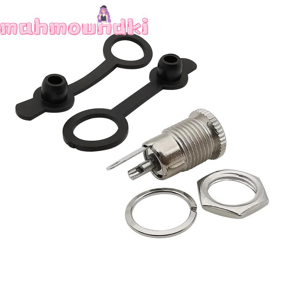 MAHMOUNDKI DC Power หญิงซ็อกเก็ตแจ็ค,โลหะคุณภาพสูง DC Jack Adapter, DC Power Jack Socket 5.5 x 2.1 ม