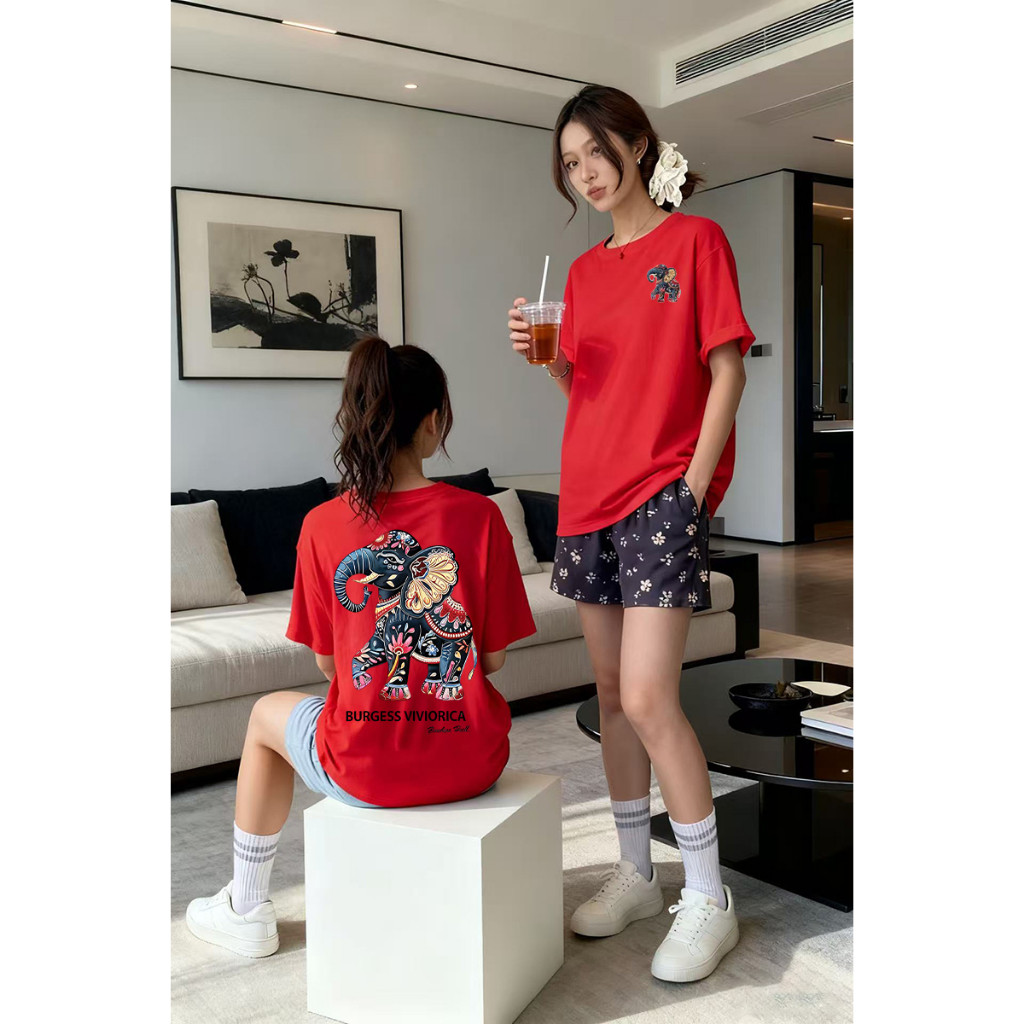 T-shirt Studio เสื้อยืดลายยอดฮิต ทรงดี พิมพ์ลายสไตล์ไทย สง่า    มีหลายไซร์หลายขนาดให้ได้เลือกใส่ ส่ง