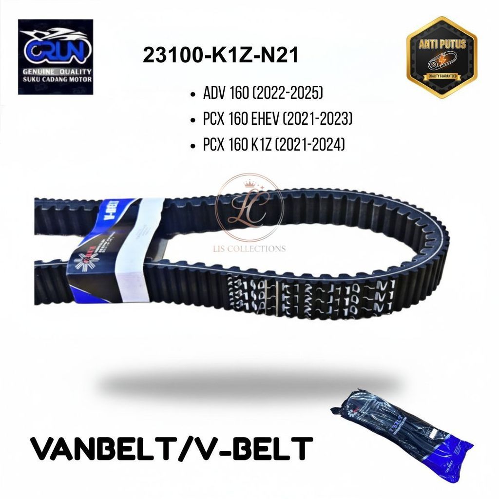 23100-K1Z-N21 Vanbelt CRUN V-belt Honda PCX 160 K1Z ADV 160 เข็มขัดไดรฟ์มอเตอร์