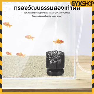 กรองฟองน้ำ ตัวกรองตู้ปลา ตัวกรองฟองน้ำสำหรับตู้ปลา เพิ่มออกซิเจนในน้ำ กำจัดของเสียได้ดี อุปกรณ์ปลาสวยงาม