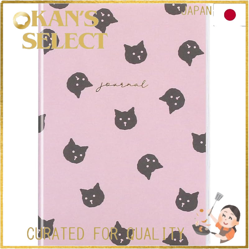 Lab Clip A6 Monthly Planner 2026 - Type 3 Animo Series (Starts October 2025) - Pink & Blue Options,D