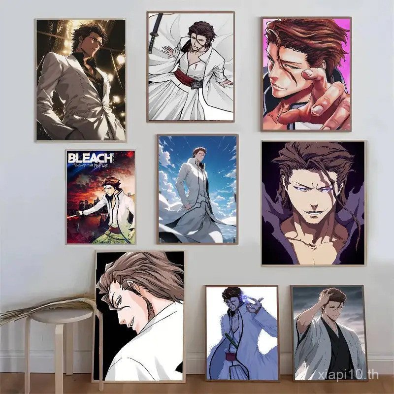 โปSTERศิลปะ Aizen Sosuke จากอนิเมะ BLEACH สำหรับตกแต่งผนังบ้าน ไม่มีกรอบ พร้อมให้เป็นของขวัญ