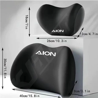 Aion รถหน่วยความจําโฟมคอหมอนป้องกันเอวพนักพิงเบาะเอวรถพนักพิงศีรษะเบาะสําหรับ GAC มอเตอร์ Aion Y Plus Aion UT V ES อุปกรณ์ตกแต่งภายใน