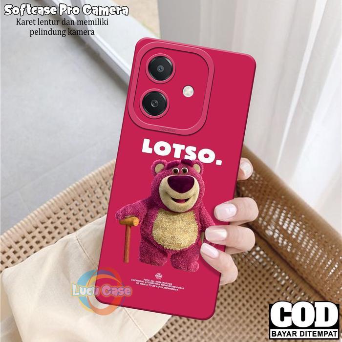 HP [LC01] ล่าสุด O*PO A3X 4G 2024 เคสโทรศัพท์ Softcase Pro กล้อง ภาพการ์ตูนซิลิโคน - 1, O*PO A3X 4G 